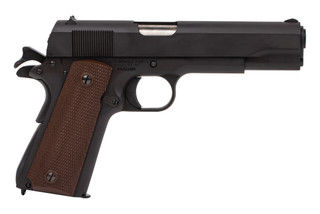 Auto-Ordnance 1911A1 GI .45 ACP Handgun features a 5in barrel and wood style grips